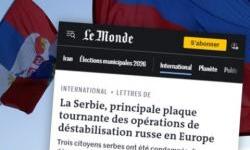 Le Monde: Srbija je glavno središte ruskih akcija za destabilizaciju Europe