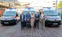 New ambulances for emergency medical units in Podgorica, Kotor and Ulcinj